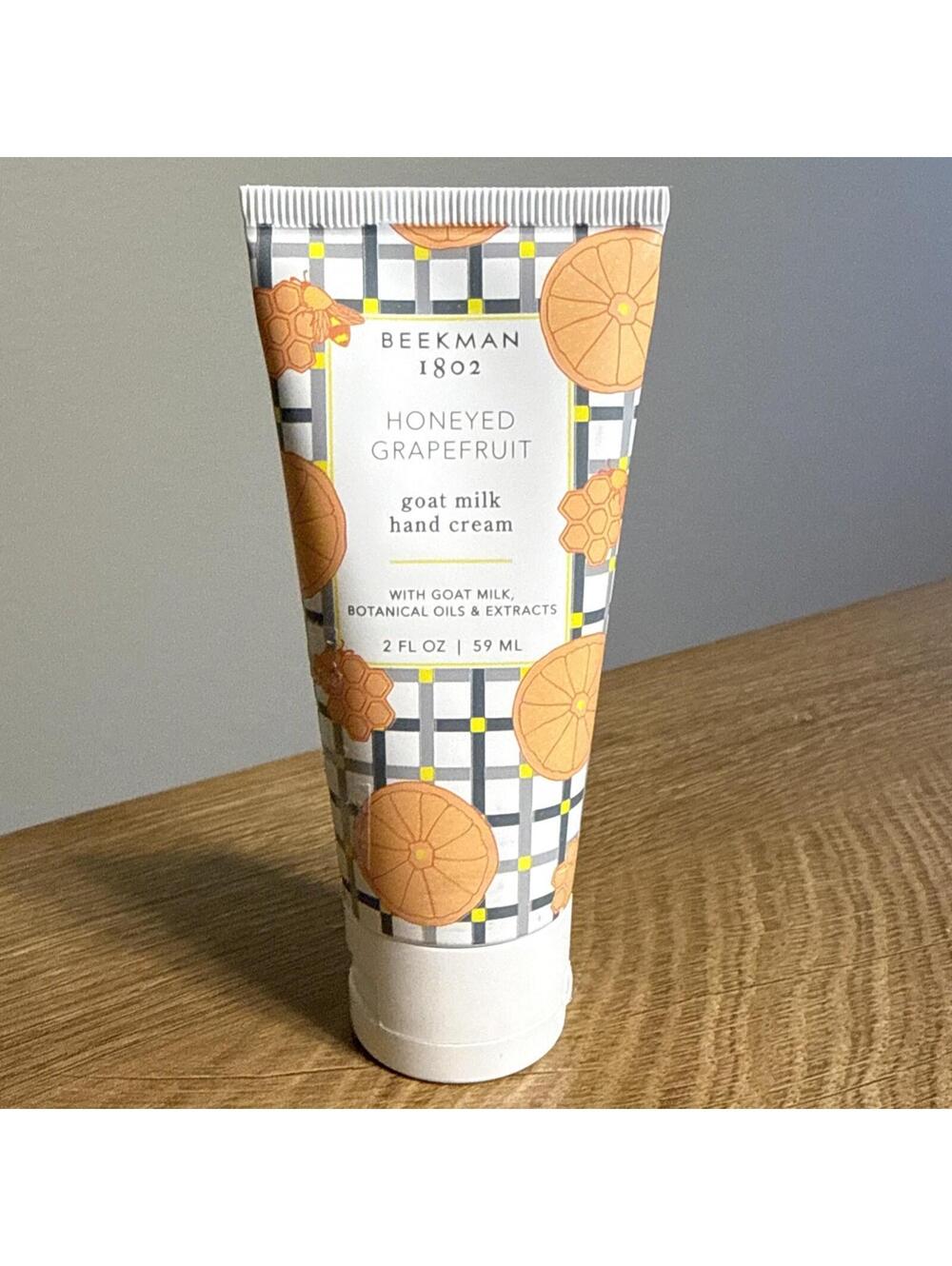 BEEKMAN 1802 ~ HONEYED GRAPEFRUIT GOAT MILK HAND CREAM ~ 2 OZ